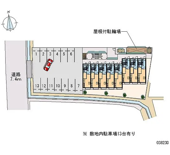 ★手数料０円★岡山市中区平井　月極駐車場（LP）